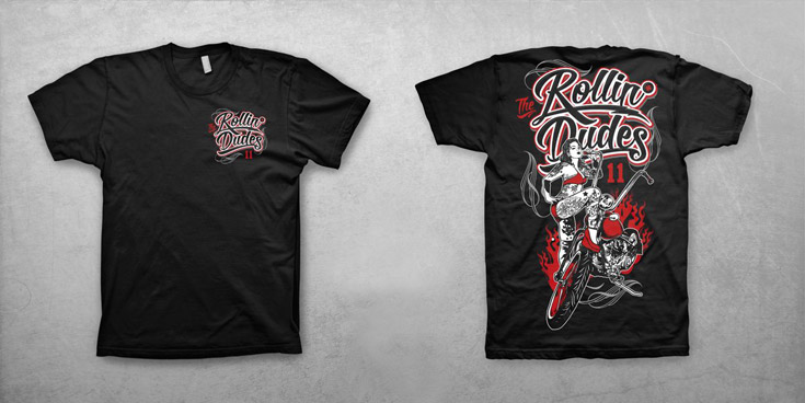 Rollin Dudes Shirt Edition Biker Lady